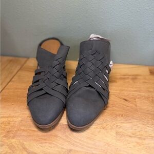 Target Gray Woven Heels